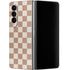 Neutral Checkered Galaxy Z Fold4 5G Skin